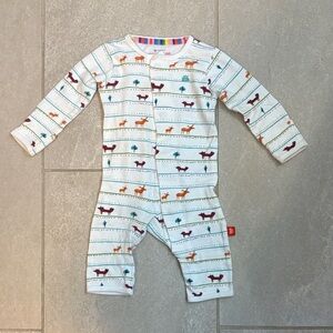 Magnetic Me Woodland Animals Striped Footie